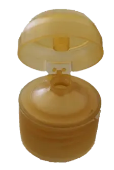 TAPA FLIP TOP DORADA OVALADA 4.5 GR