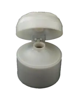 TAPA FLIP TOP PLATEADA OVALADA 4.5 GR